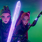 KPop Demon Hunters оружие Руми, Миры и Зои KPop Demon Hunters оружие Руми, Миры и Зои