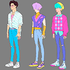 KPop Demon Hunters Saja Boys концепт арты участников группы KPop Demon Hunters Saja Boys концепт арты участников группы