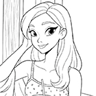 Раскраски в стиле Винкс: стильные образы девушек в большом городе Раскраски в стиле Винкс: стильные образы девушек в большом городе