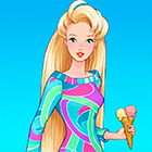 Игра одевалка в стиле ретро Барби Игра одевалка в стиле ретро Барби