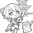 Раскраски Genshin Impact к Китайскому Новому году лошади: Цзы Бай, Син Цю, Сяо и Сян Лин Раскраски Genshin Impact к Китайскому Новому году лошади: Цзы Бай, Син Цю, Сяо и Сян Лин