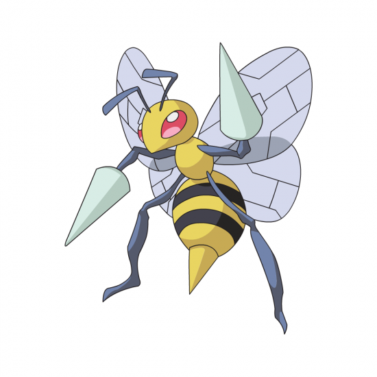 Картинка покемон Бидрилл/beedrill