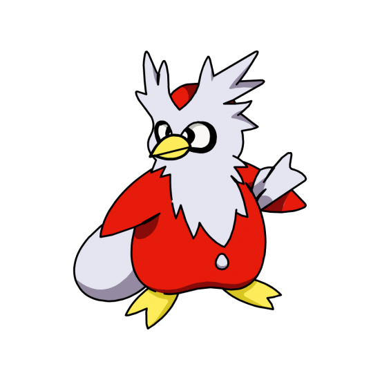 Картинка покемон Делиберд / delibird