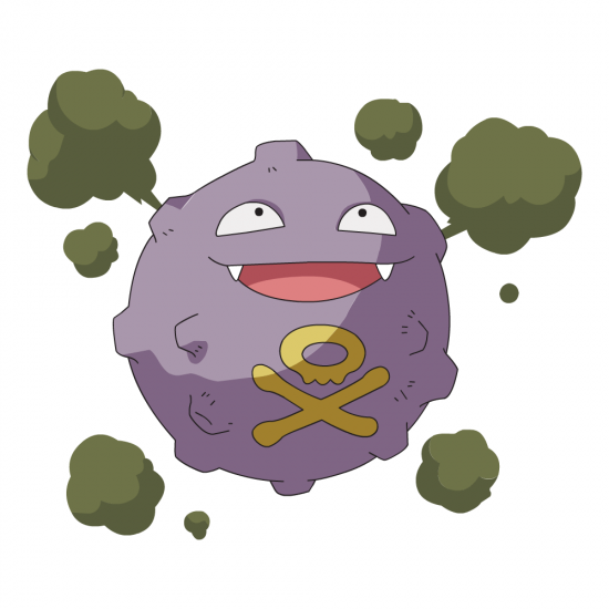 Картинка покемон Коффинг / koffing