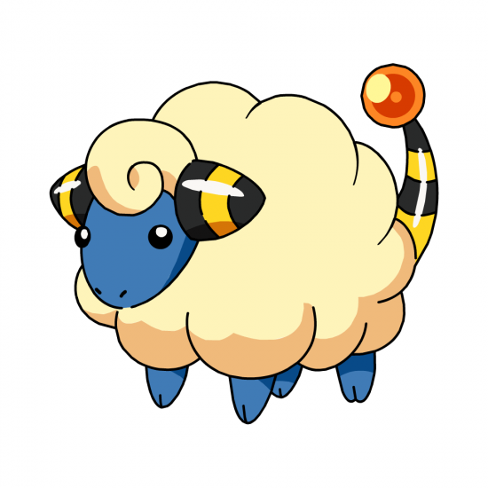 Картинка покемон Мэрип / mareep