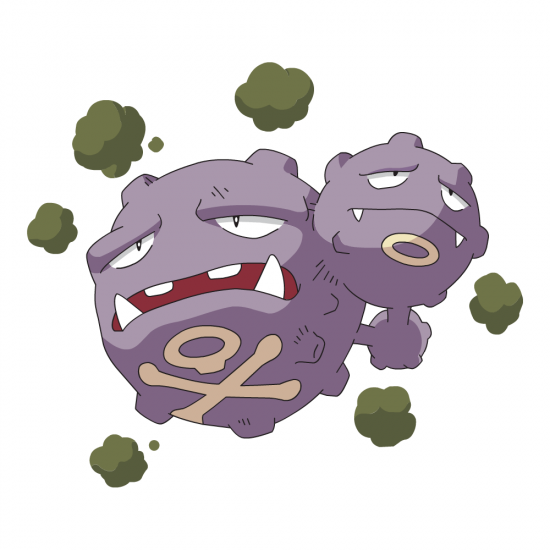 Картинка покемон Виизинг / weezing