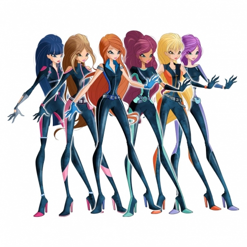 World of Winx Винкс в шпионских костюмах