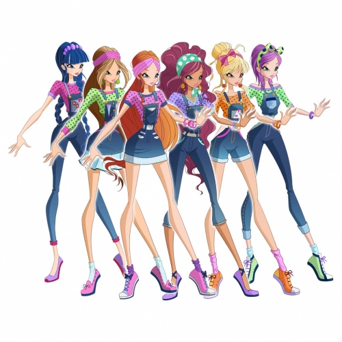 World of Winx Винкс и их наряды для прогулок с собаками