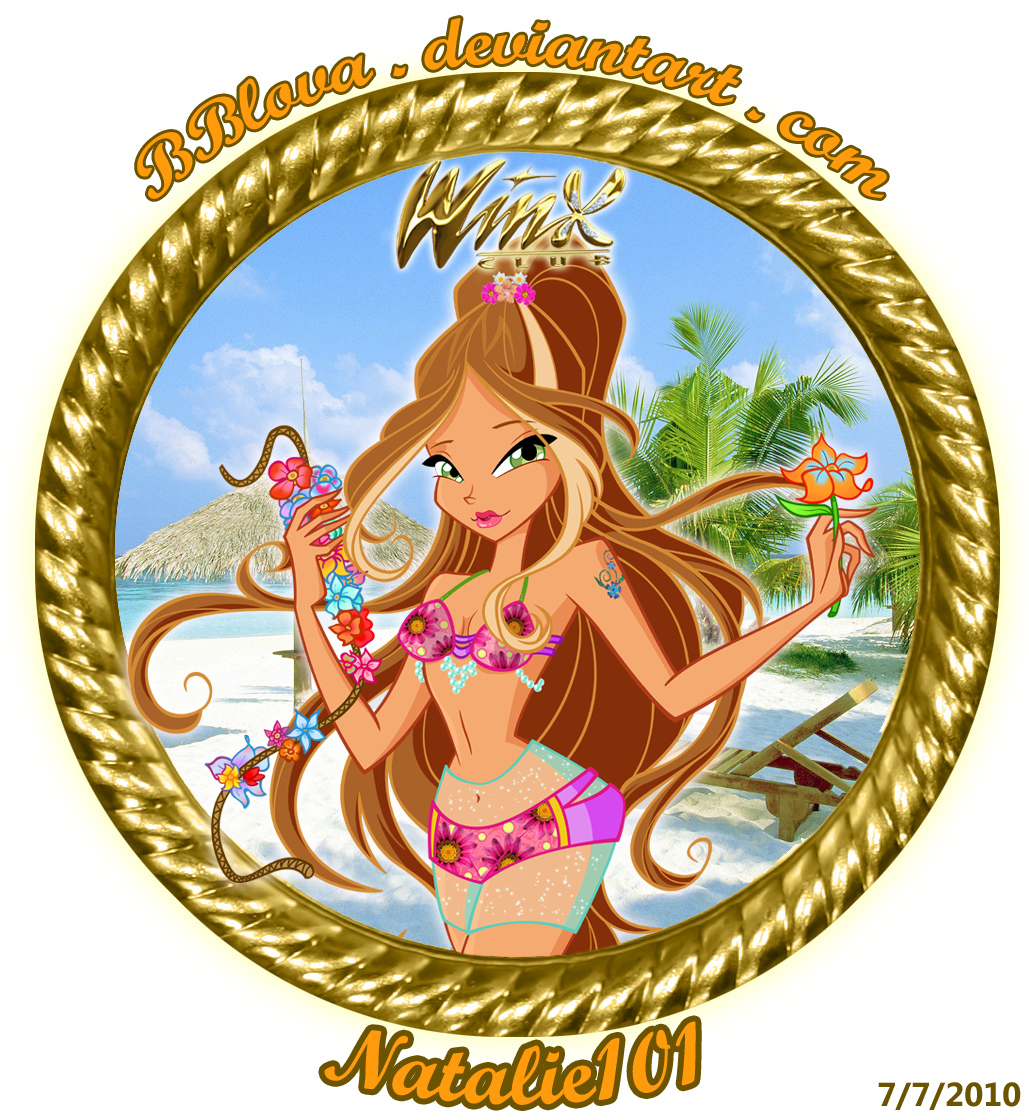 Флора в купальнике, арт Bblova для winx summer contest - Винкс -  YouLoveIt.ru