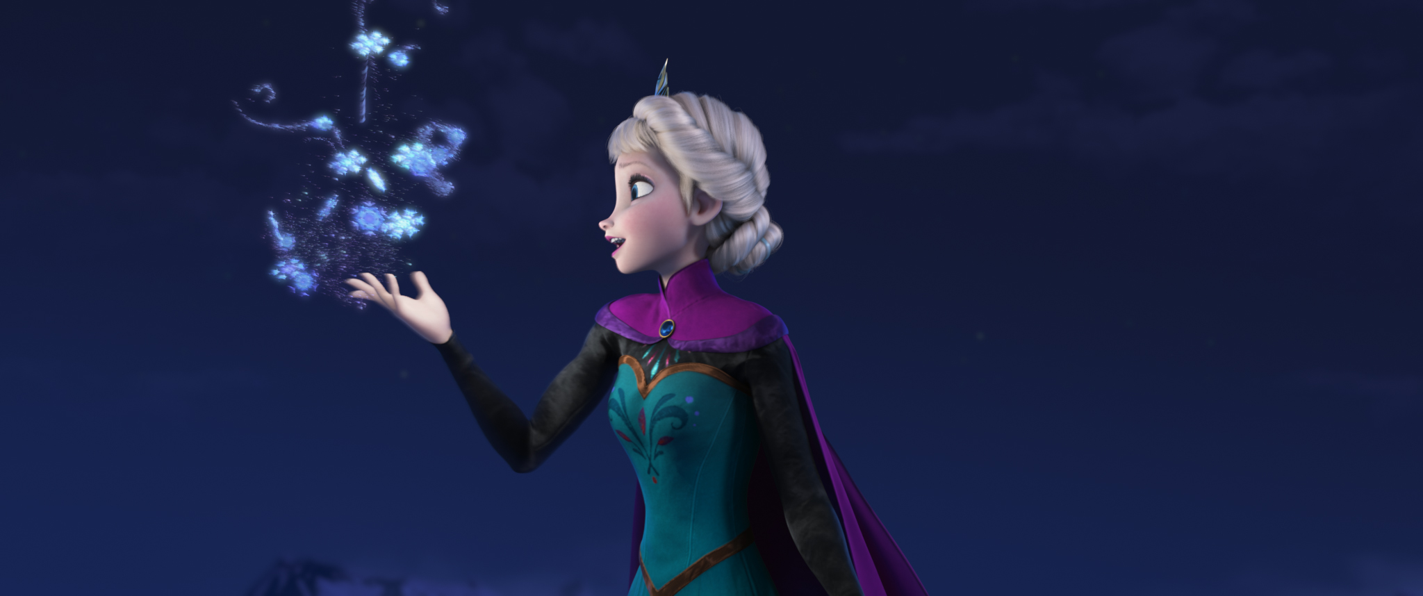 Холодное Сердце снежная магия Эльзы - Холодное Сердце Frozen - YouLoveIt.ru