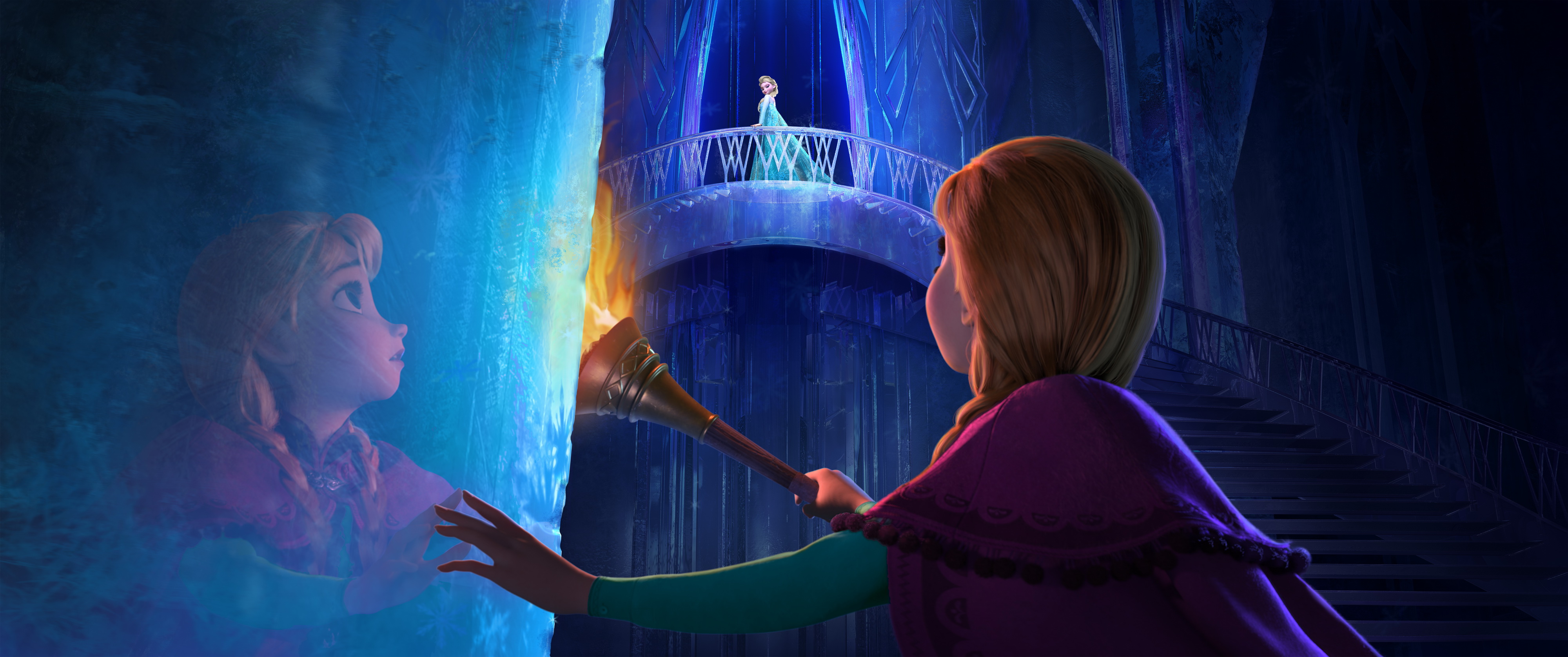 Холодное Сердце Анна в зимнем дворце Эльзы - Холодное Сердце Frozen -  YouLoveIt.ru