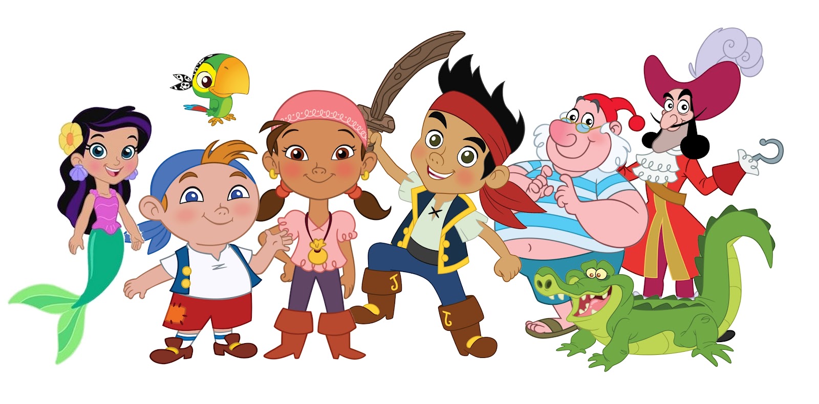 Детские раскраски Джейк и пираты Нетландии для мальчиков и девочек