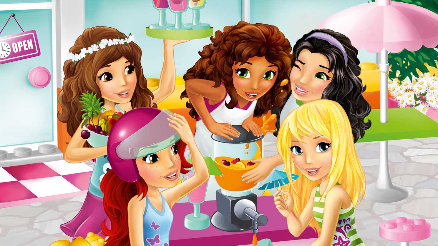 Lego Friends и фреш бар - Lego Friends Подружки из Хартлейк сити -  YouLoveIt.ru