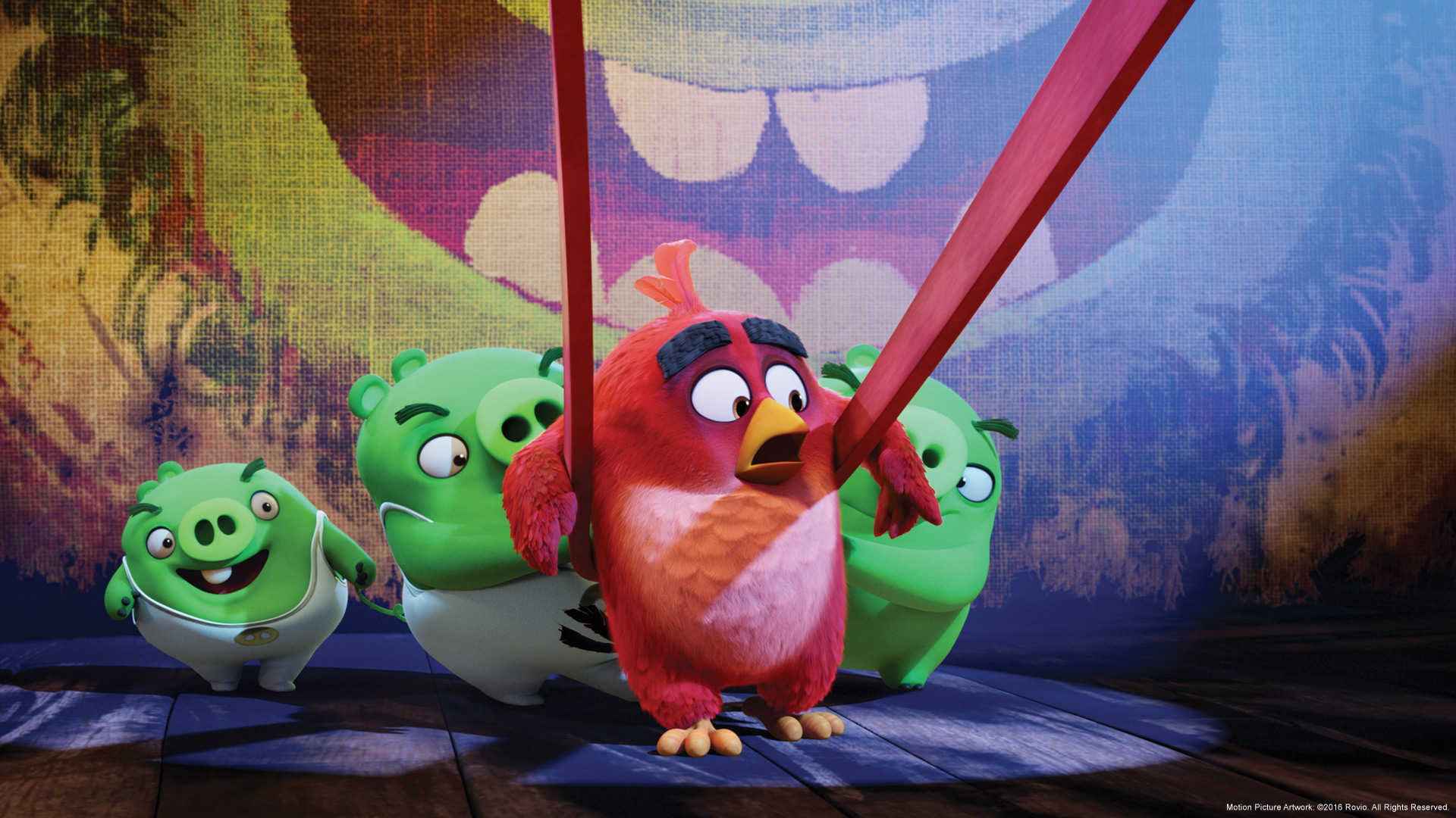 Angry Birds в кино запуск Реда на рогатке - Angry Birds в кино -  YouLoveIt.ru