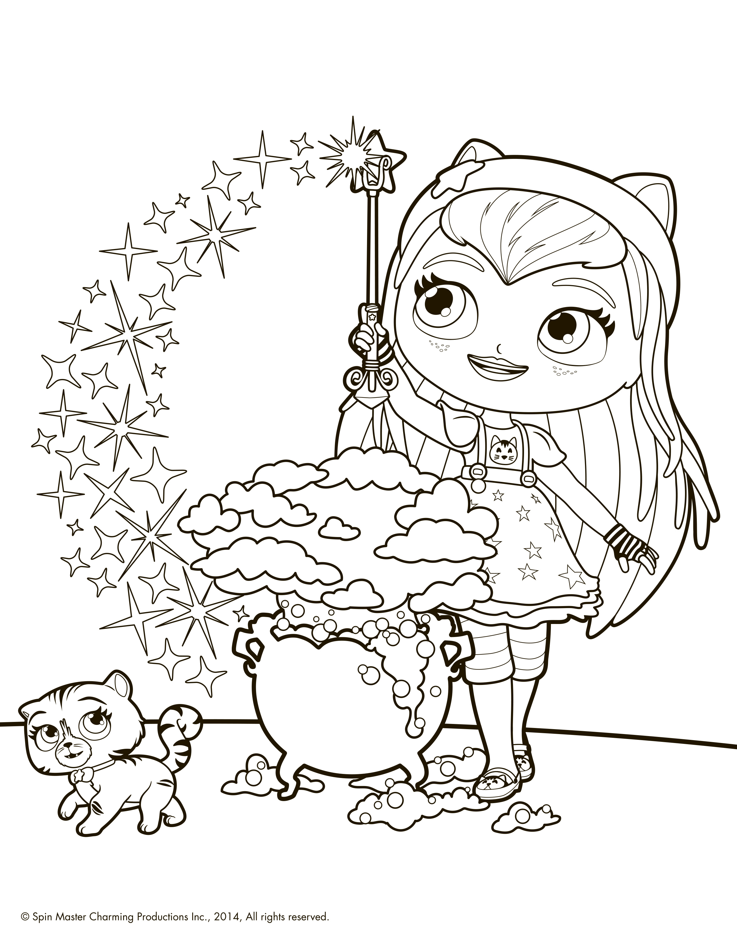 Little Charmers Hazel Coloring Pages Coloring Pages