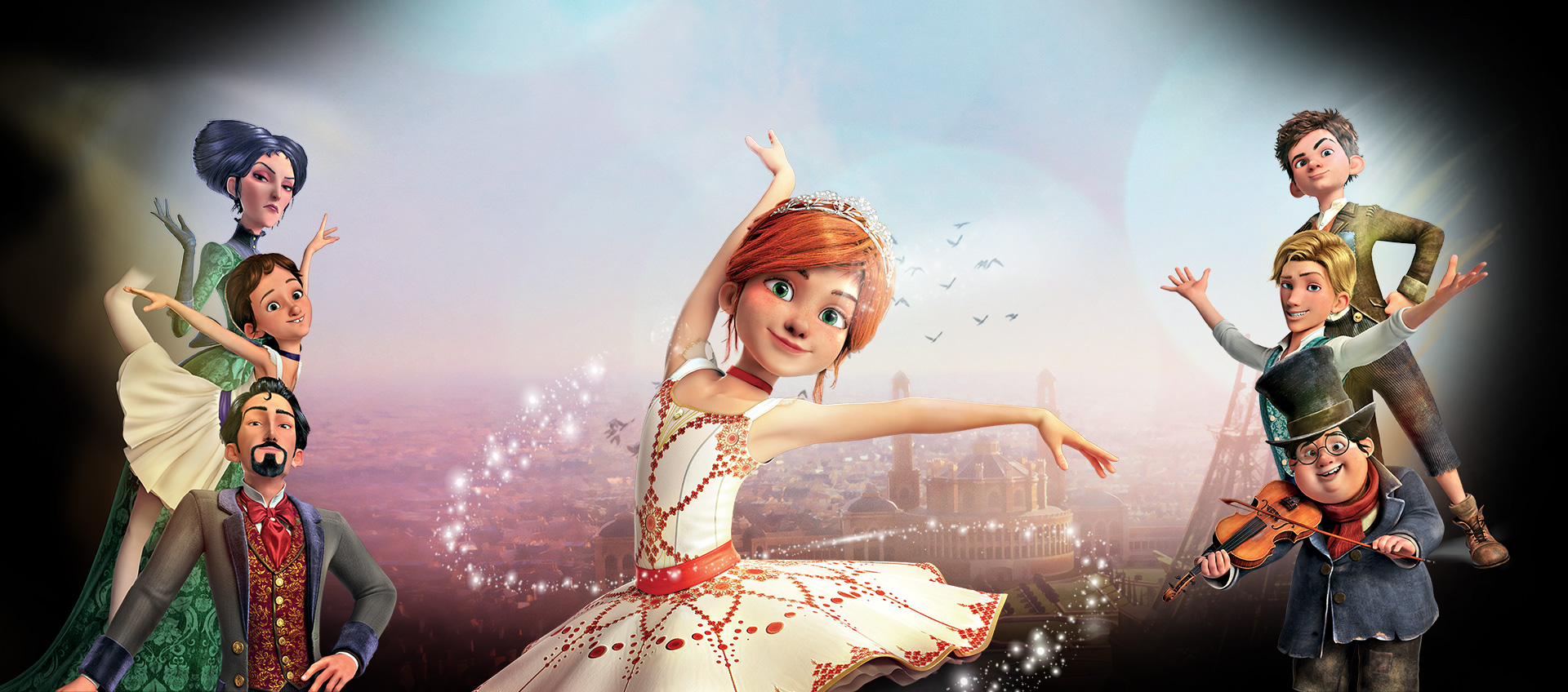 Балерина - красивая большая картинка с главными героями - Мультфильм  Балерина - YouLoveIt.ru
