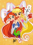 Обработка рисунка FloraInBloom.By Aelita(Aelina)