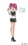 Roxy in  school uniform by fencea