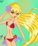 Обработка рисунка FloraInBloom.By Aelita(Aelina)