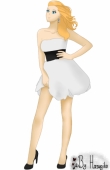Girl in dress